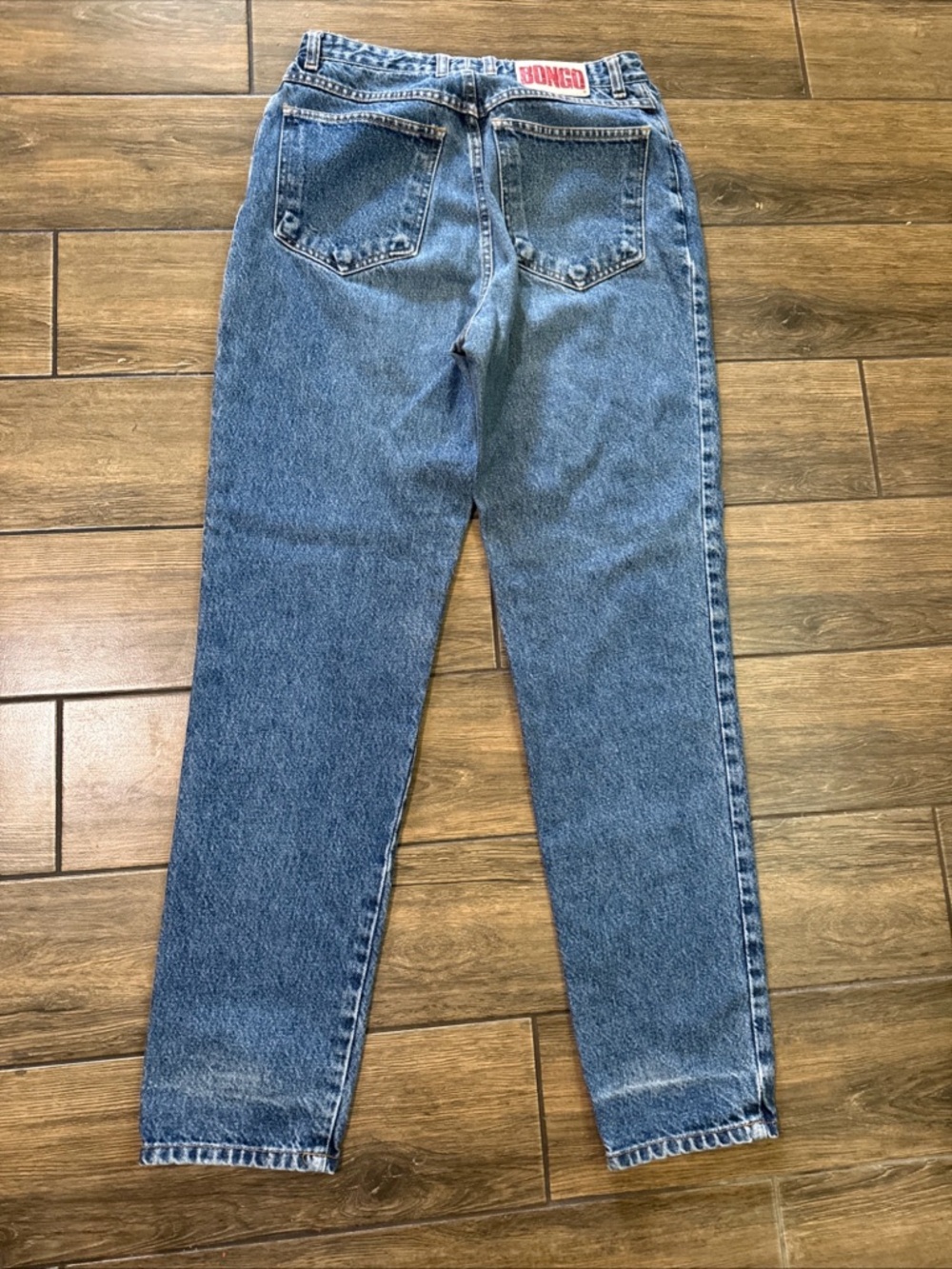 Vintage Bongo Jeans Women’s Size 11L Blue Classic Mom Jeans High Waist Y2K 90s